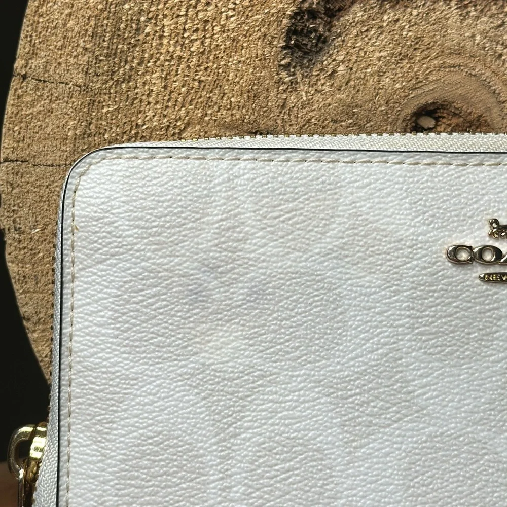 COACH Accordion Zip Wallet In Signature Canvas